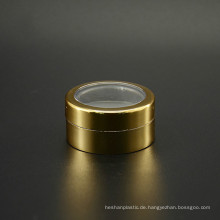 Fancy 3G Mini Gold Kunststoff Kosmetik Creme Leere Glas